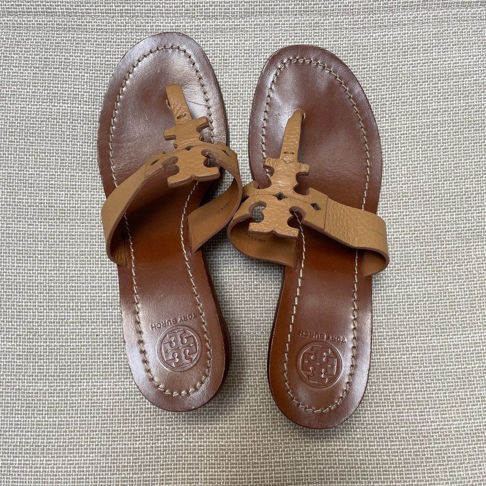 Tory Burch Heeled Block Sandals - Size 7